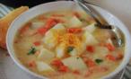 طريقة عمل شوربة الخضار بالجبن